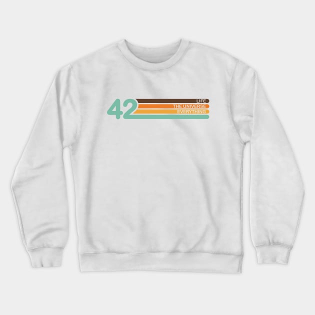 The Meaning of Life Crewneck Sweatshirt by designedbygeeks